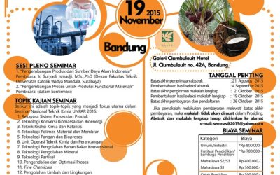 Seminar Nasional Teknik Kimia 2015
