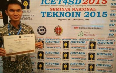 Mahasiswa Teknik Kimia UNPAR Memperoleh Best Paper Award pada ICET4SD 2015
