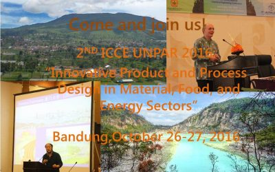 International Conference in Chemical Engineering (ICCE) UNPAR 2016