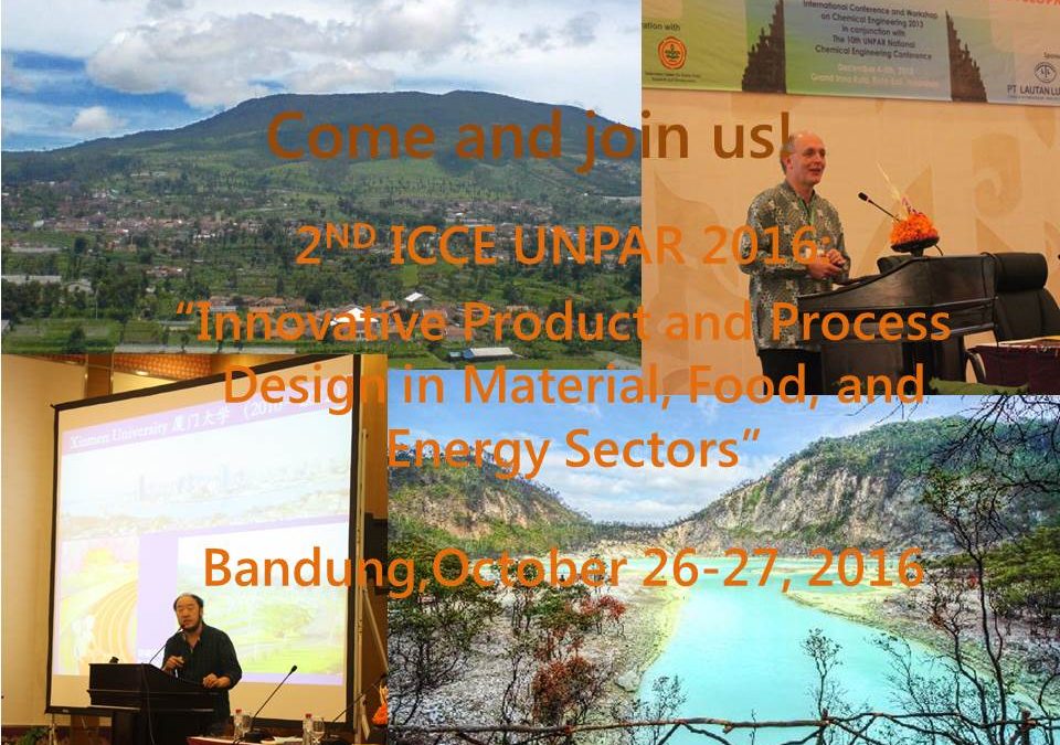 International Conference in Chemical Engineering (ICCE) UNPAR 2016