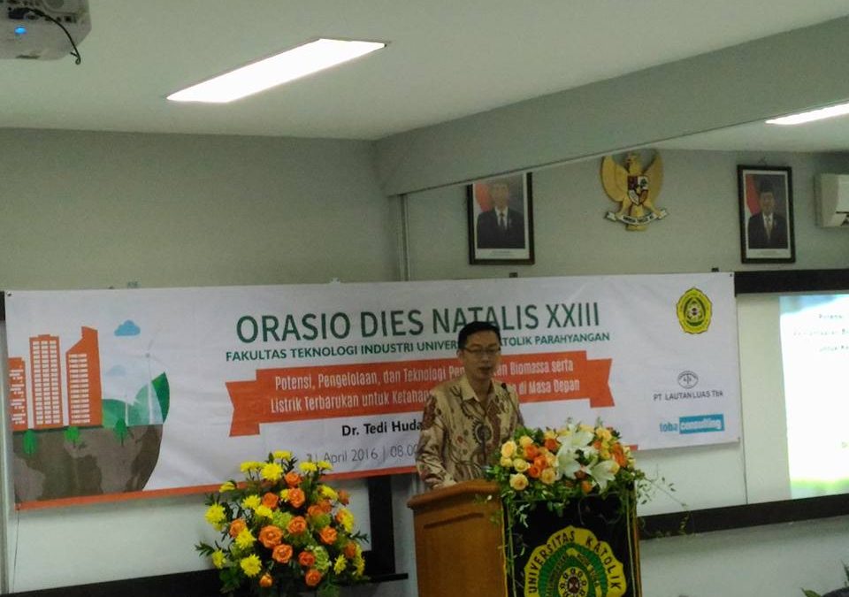 Dr. Tedi Hudaya,S.T.,M.Eng.Sc: Potensi, Pengelolaan, dan Teknologi Pemanfaatan Biomassa serta Listrik Terbarukan untuk Ketahanan Energi Indonesia di Masa Depan