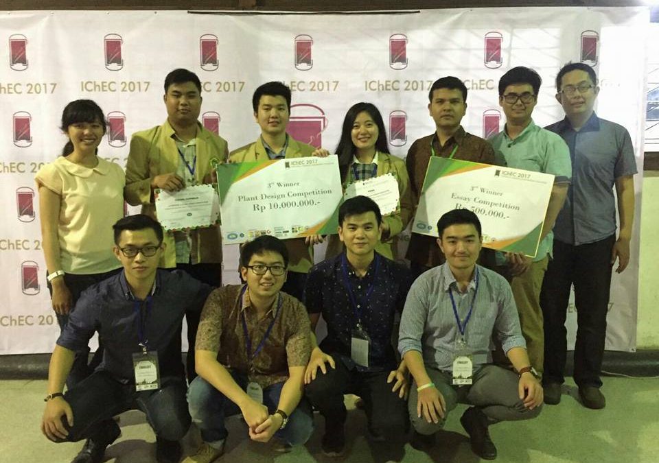 Mahasiswa Teknik Kimia UNPAR Juara Essay Competition IChEC 2017