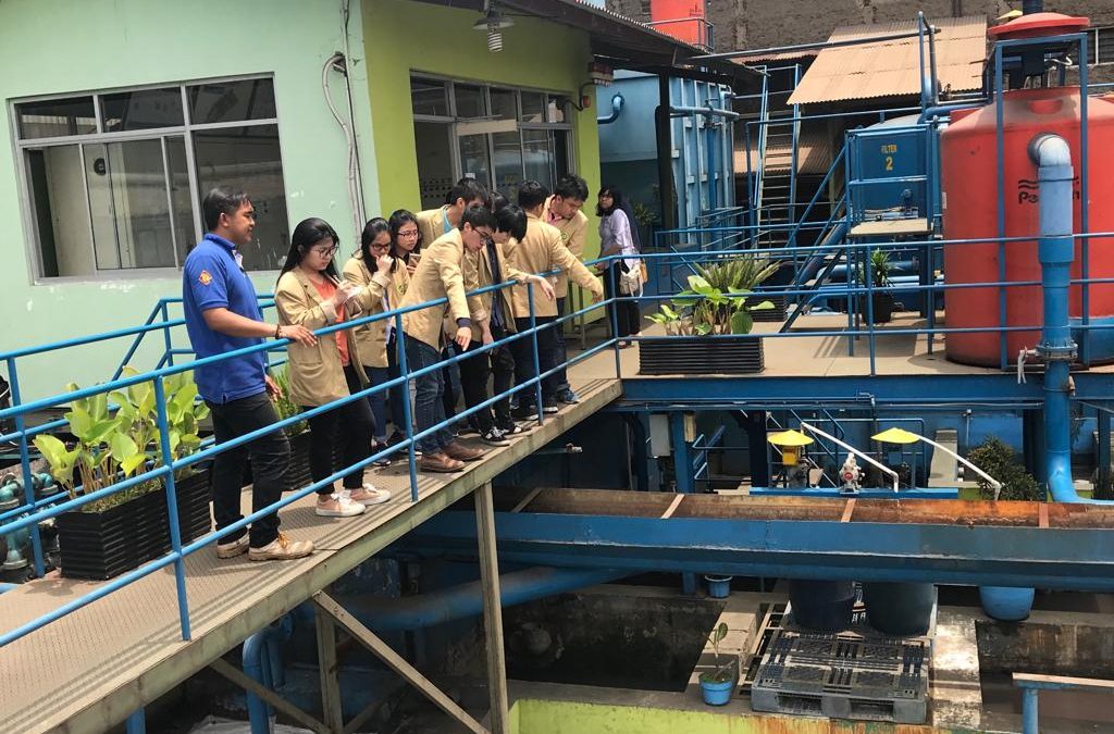 Kunjungan Mahasiswa TK UNPAR ke Instalasi Pengolahan Limbah PT Putera Mulia Terang Indah