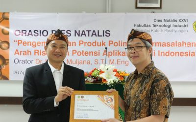 Orasio Dr. Henky Muljana, S.T., M.Eng. – Pengembangan Produk Polimer: Permasalahan, Arah Riset dan Potensi Aplikasinya di Indonesia
