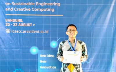 Dosen Teknik Kimia UNPAR Raih Best Presenter di Seminar Internasional ICSECC 2019