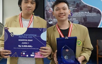 Mahasiswa Teknik Kimia UNPAR Meraih Juara 1 Lomba Esai CEFEST 2020