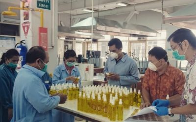 Tanggap COVID-19, Komunitas Akademik UNPAR Produksi Hand Sanitizer