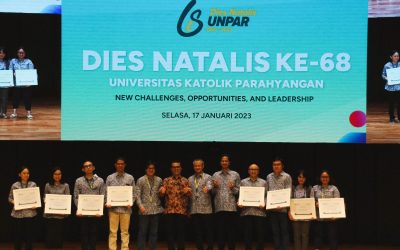 Prodi Sarjana Teknik Kimia UNPAR Meraih Penghargaan pada Dies Natalis UNPAR 2023