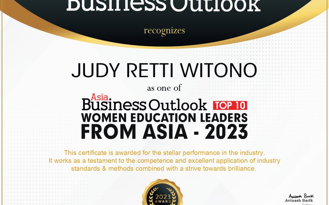 Dosen TK UNPAR Meraih Penghargaan Top 10 Women Education Leaders from Asia