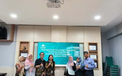 Kunjungan Studi Tiru dari Jurusan Teknik Kimia Universitas Bung Hatta